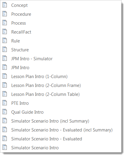 VOR Templates Program